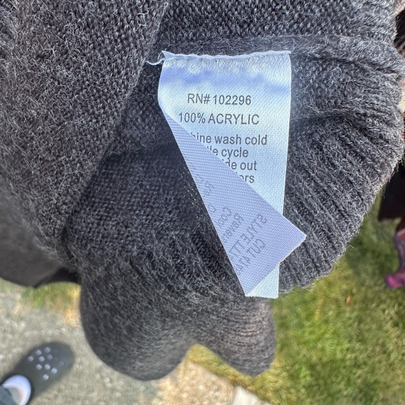 Comfy gray sweater dress - Picture 4 of 4